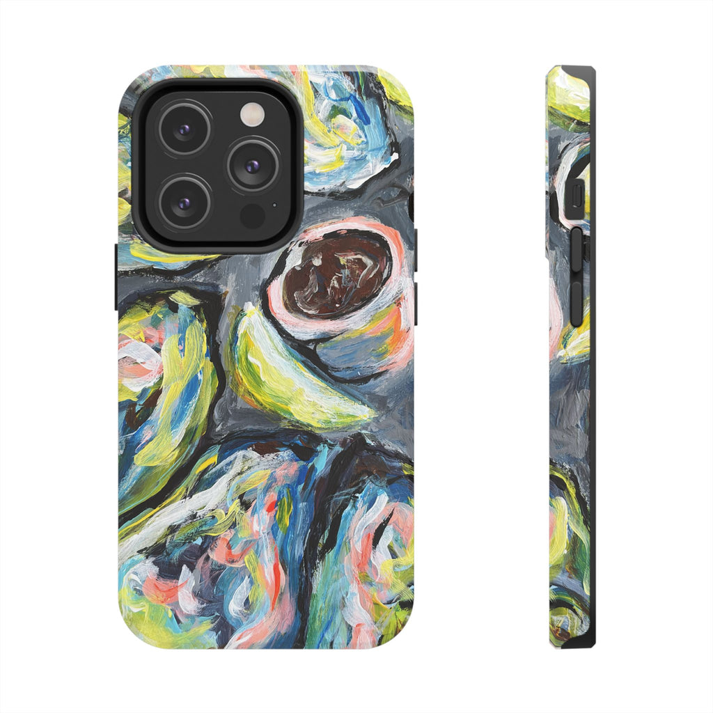 Tough Phone Case — Abstract Avocado Art Protective Cover