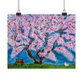 Blossoming Cherry Tree Print