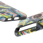 Tough Phone Case — Abstract Avocado Art Protective Cover