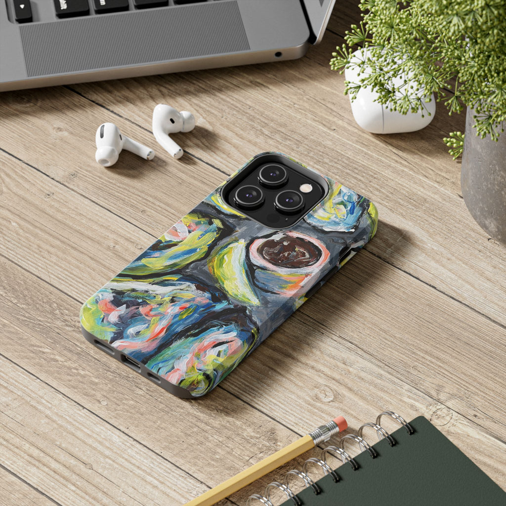 Tough Phone Case — Abstract Avocado Art Protective Cover