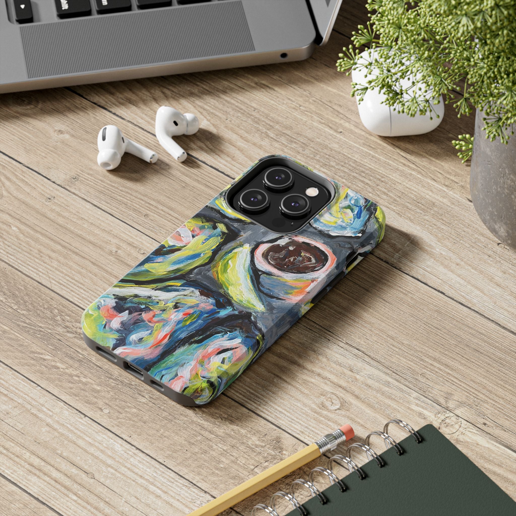 Tough Phone Case — Abstract Avocado Art Protective Cover