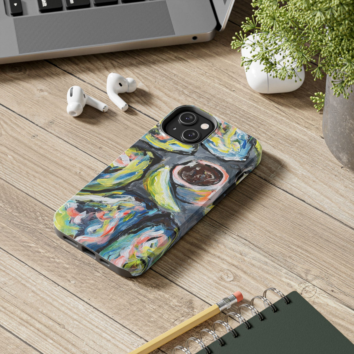 Tough Phone Case — Abstract Avocado Art Protective Cover