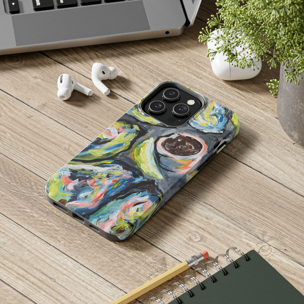 Tough Phone Case — Abstract Avocado Art Protective Cover
