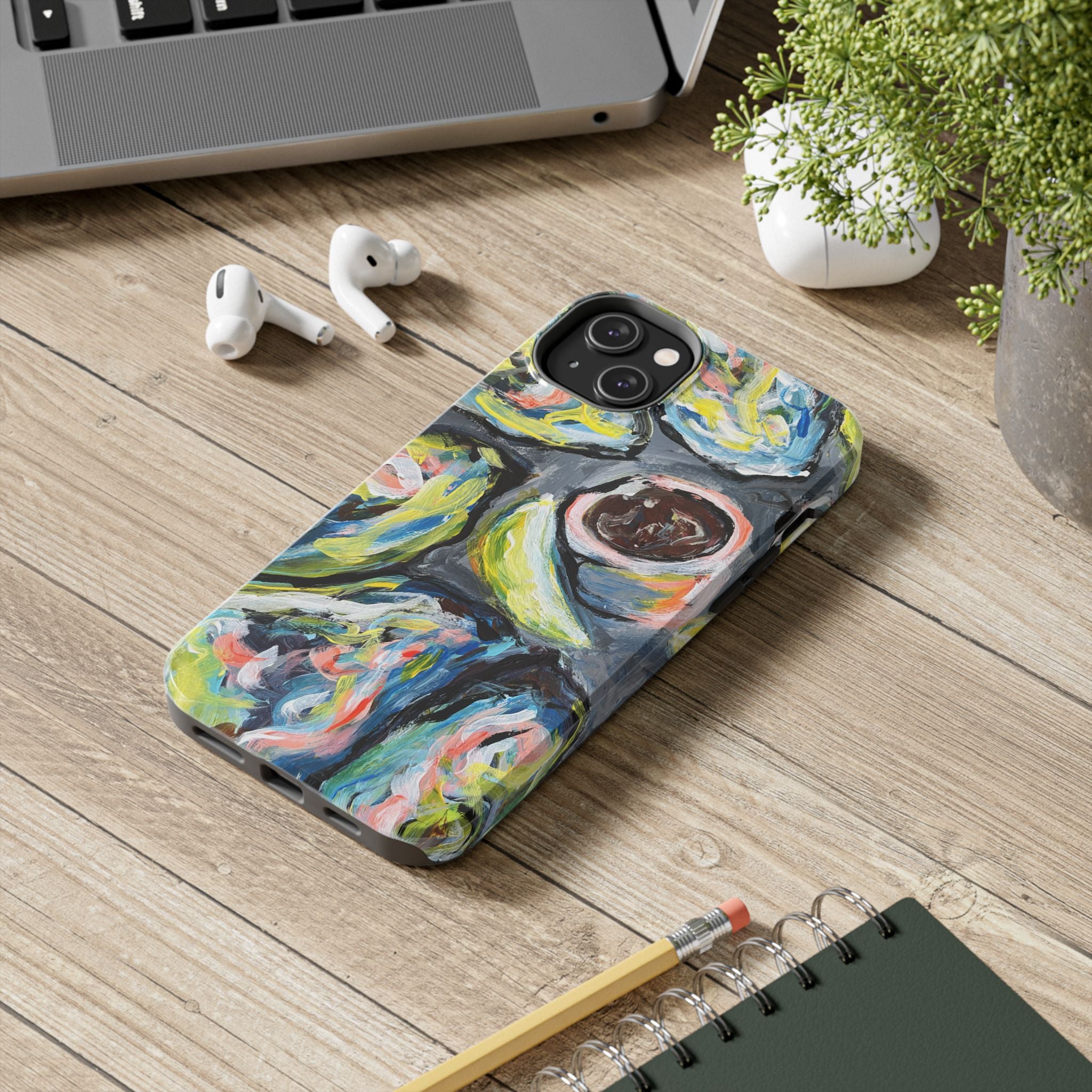 Tough Phone Case — Abstract Avocado Art Protective Cover