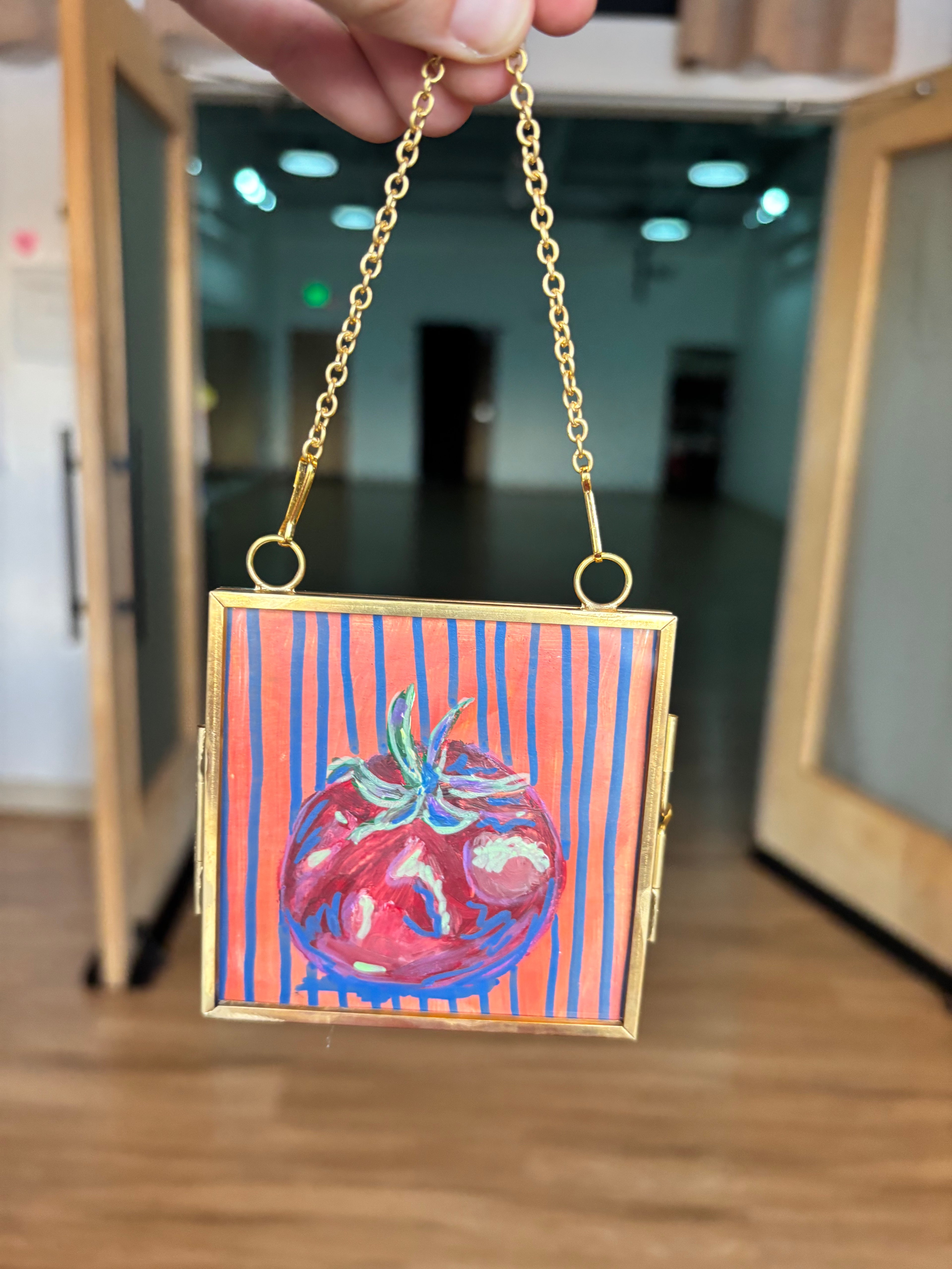 3”x3” Mini Framed Tomato