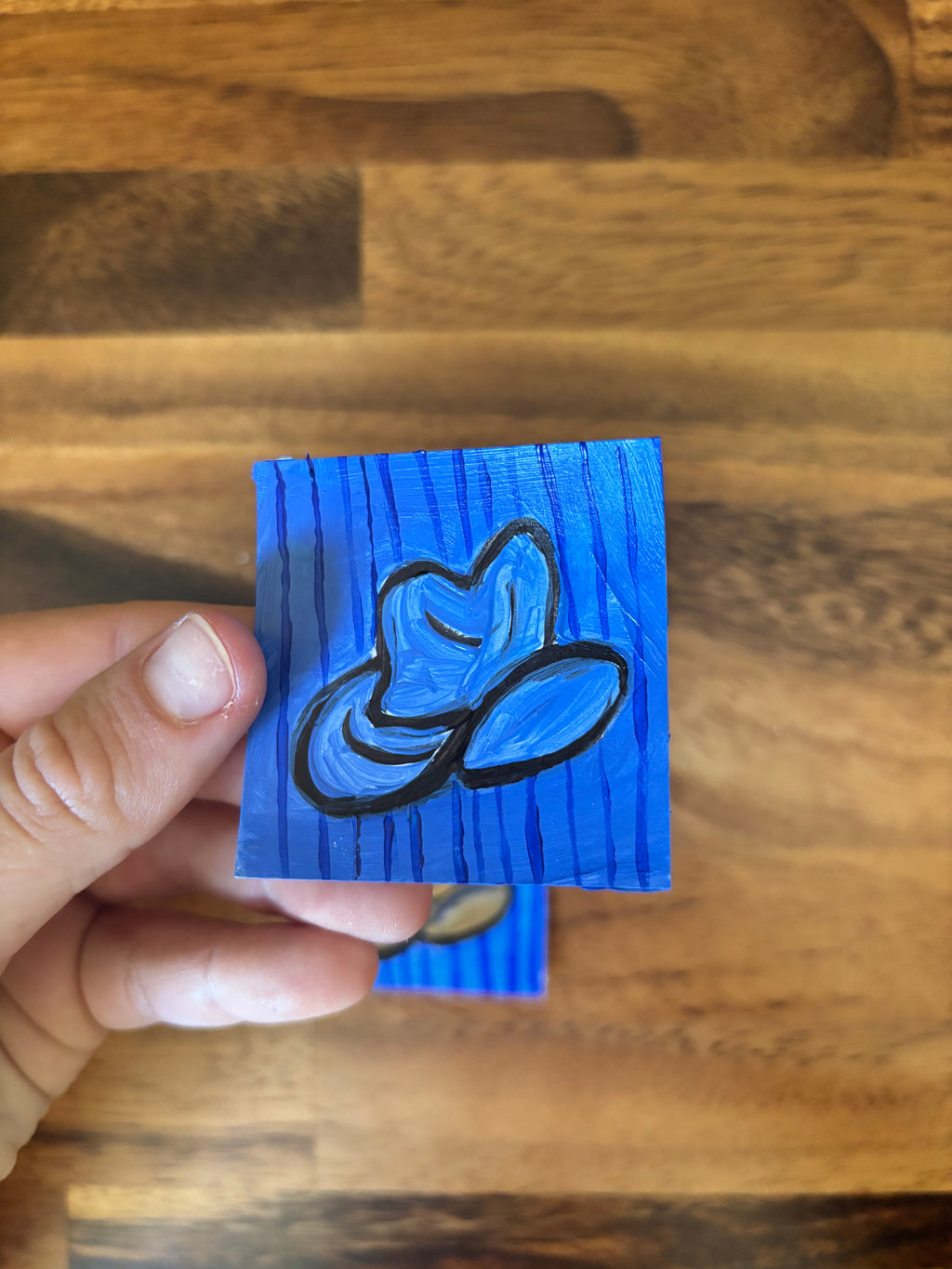 2x2 Mini Framed Western Hat