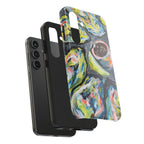 Tough Phone Case — Abstract Avocado Art Protective Cover