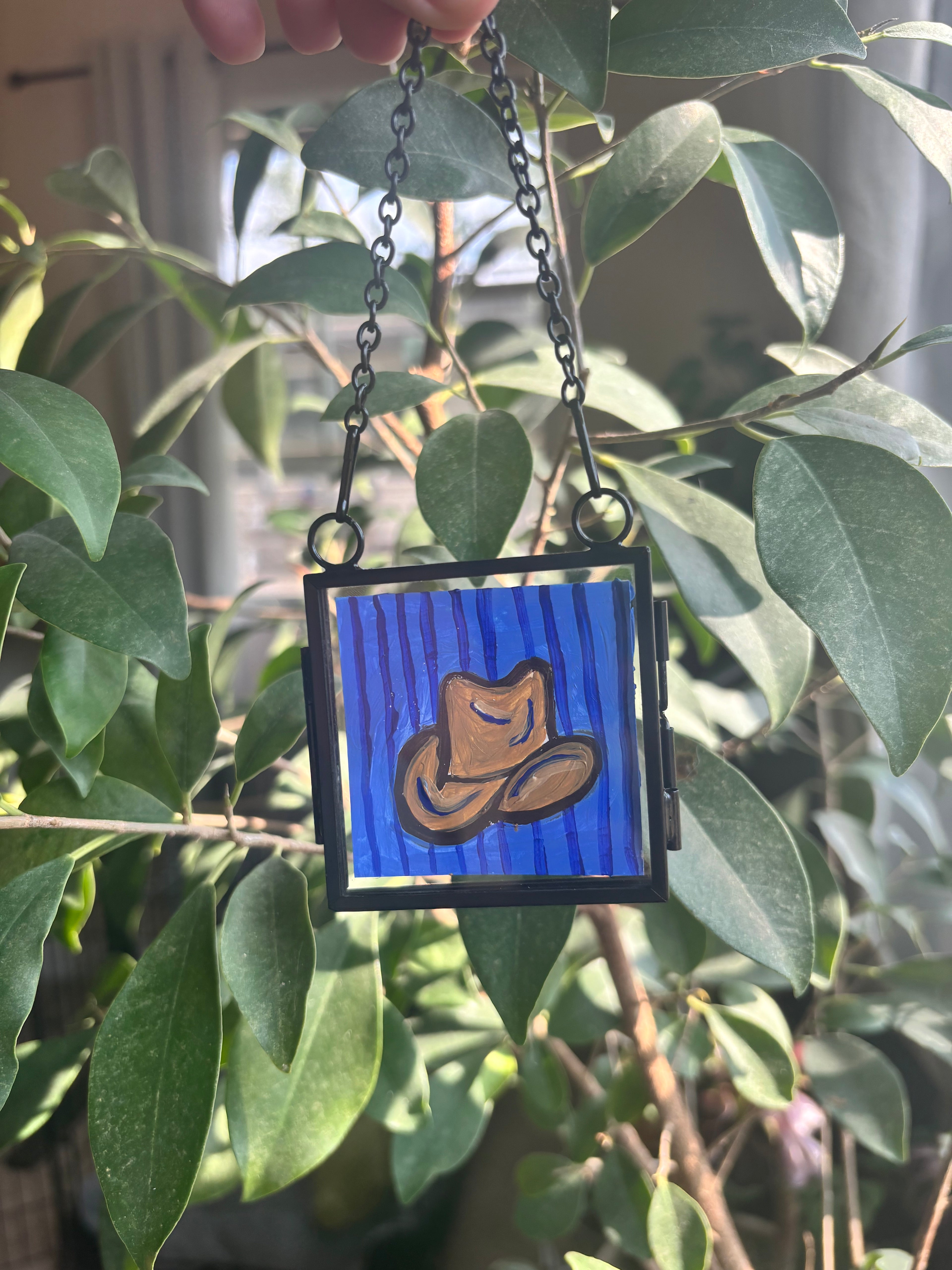 2x2 Mini Framed Western Hat