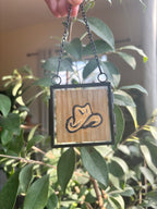 2x2 Mini Framed Western Hat