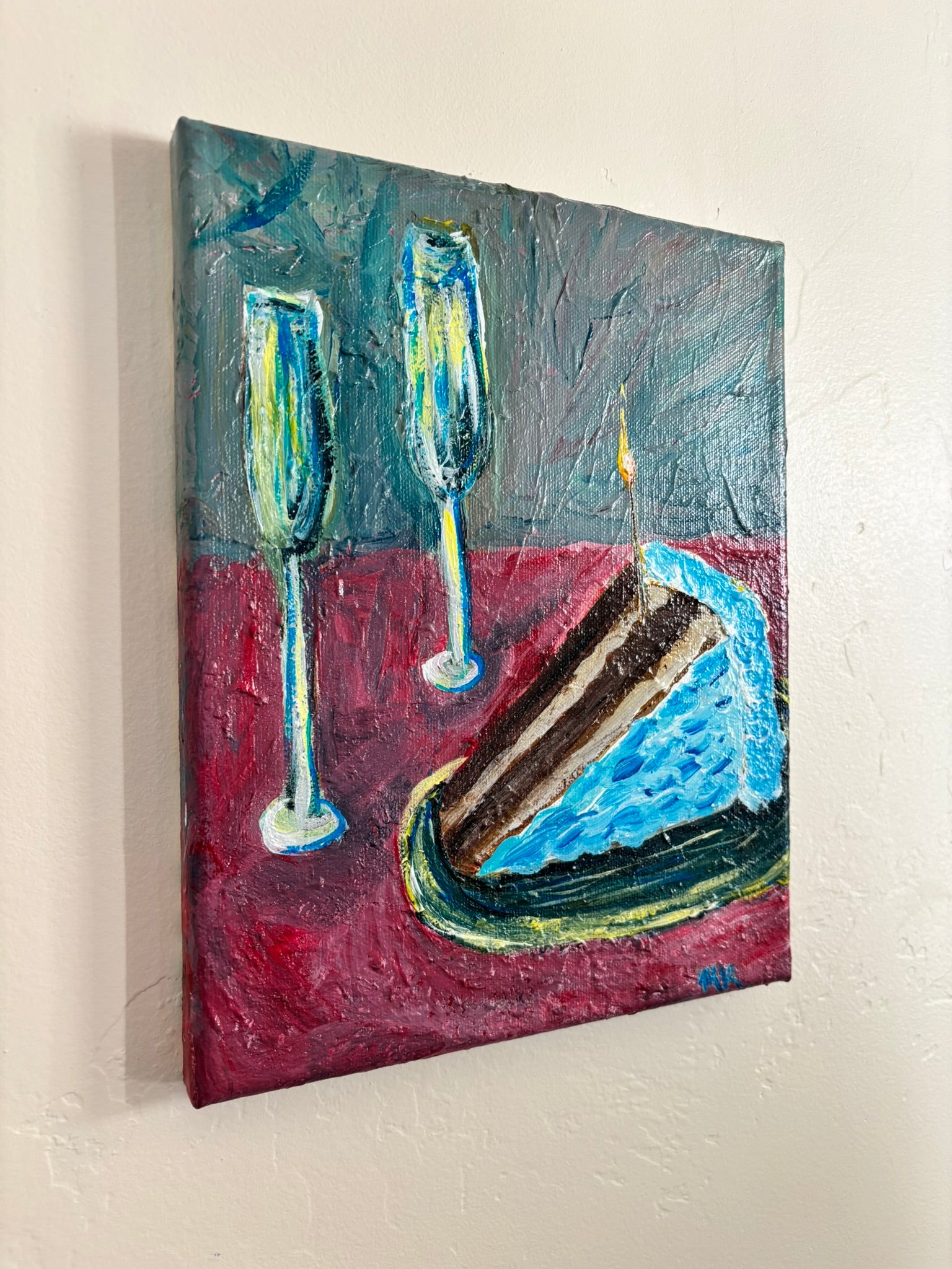 Birthday Cake, 8"x10" Original