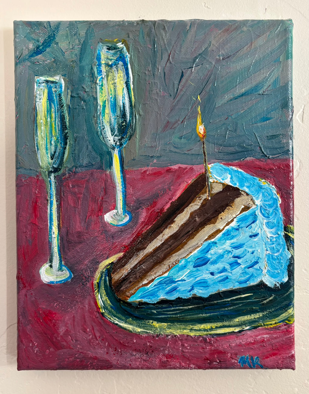 Birthday Cake, 8"x10" Original