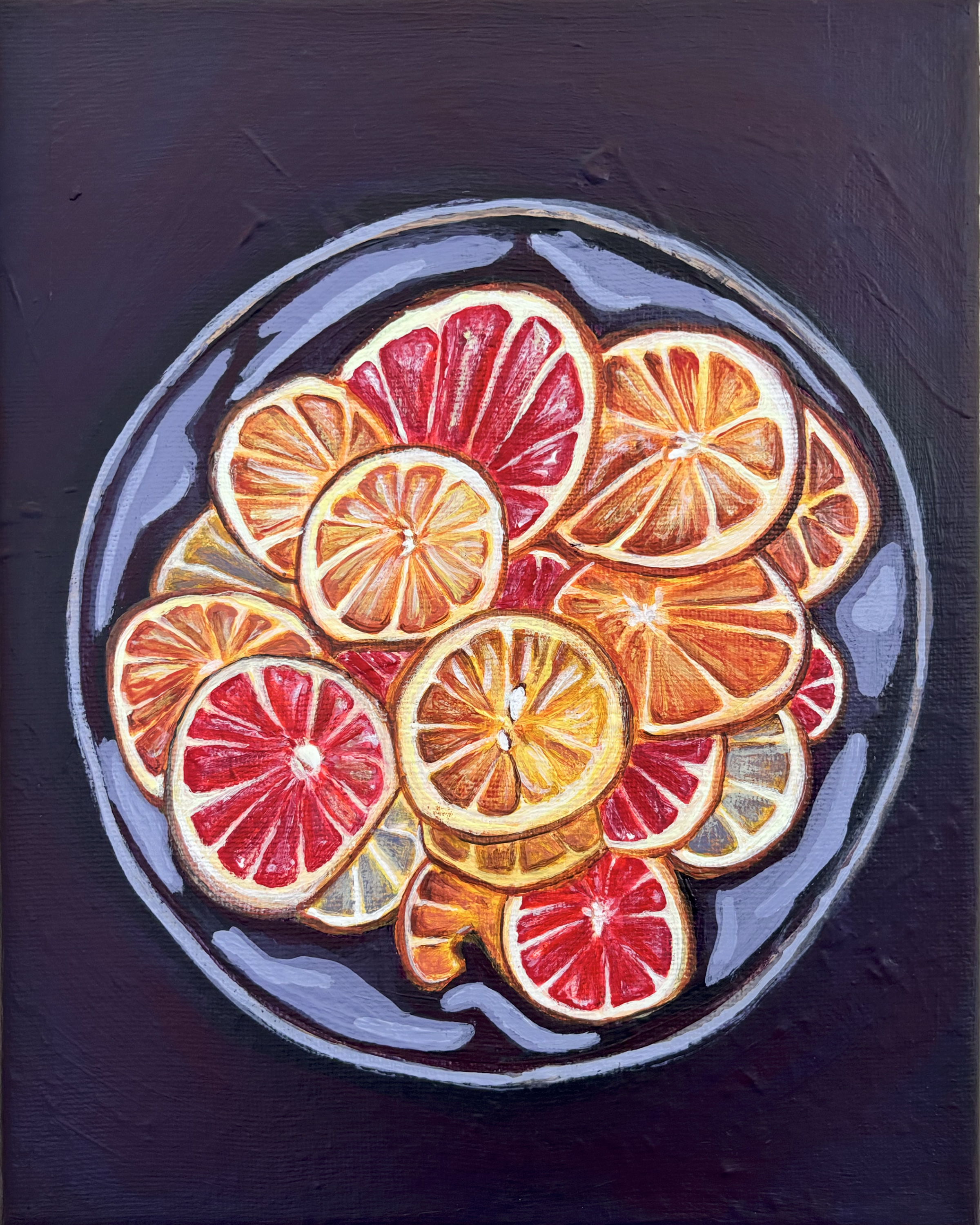 Dried Citrus, 8"x10" Original