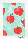 Peaches #1, 5"x7" Original
