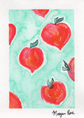 Peaches #2, 5"x7" Original