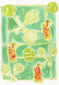 A day at Wimbledon, 10"x7" Original